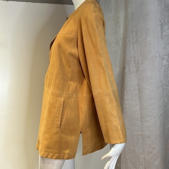 Revillon Paris Sz 8-10 Suede Open Jacket - Picture 4 of 11
